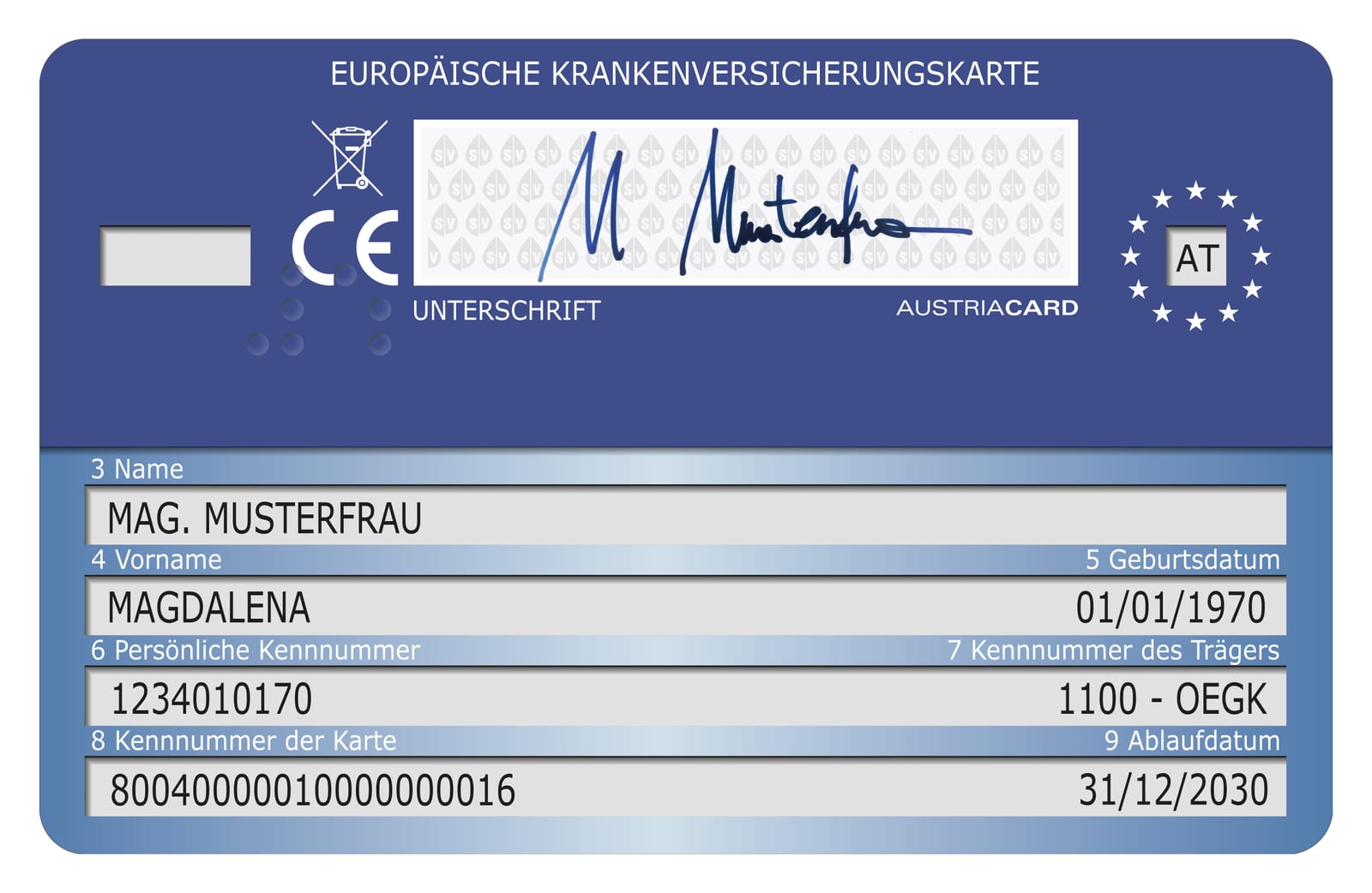 Europäische Krankenversicherungskarte (EKVK) – Kostenerstattung der gesetzlichen Krankenkasse für Psychotherapie in Österreich